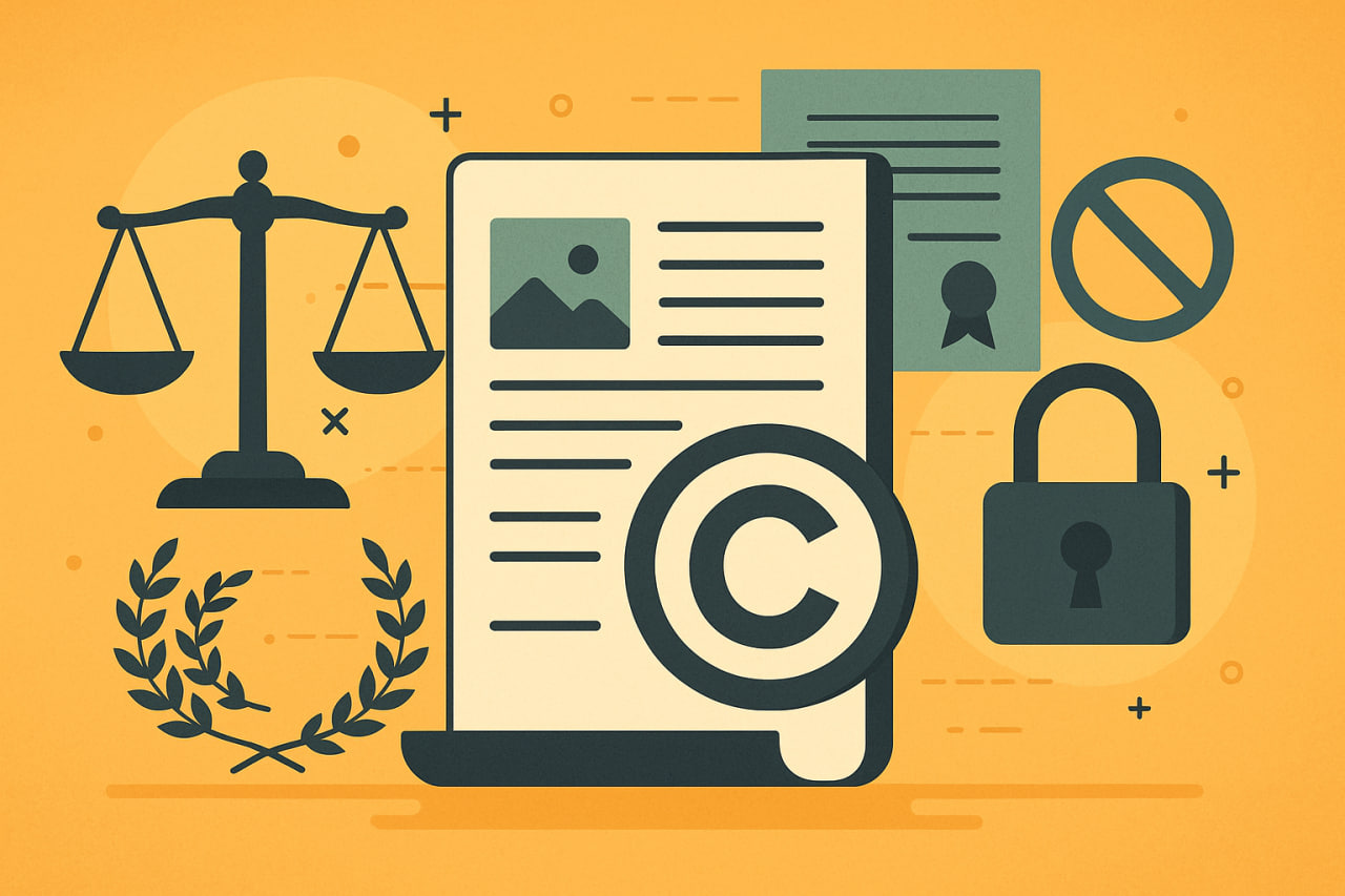 حقوق انتشار محتوا فارسی گیک