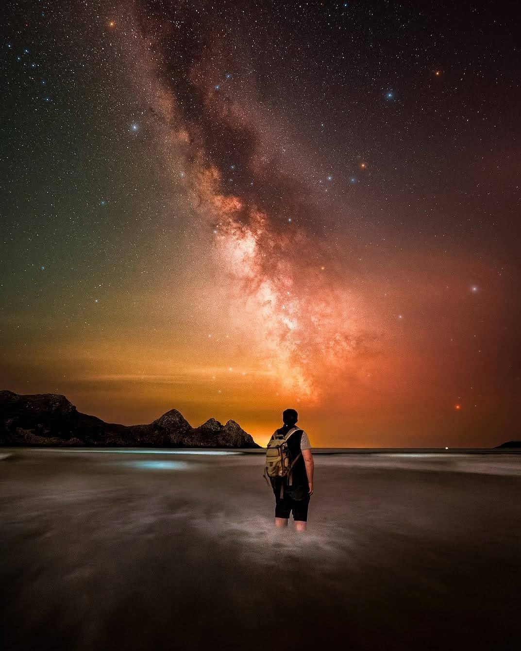 12 تصویر رؤیایی از زمین در آغوش کهکشان راهشیری اخبار فضایی ,