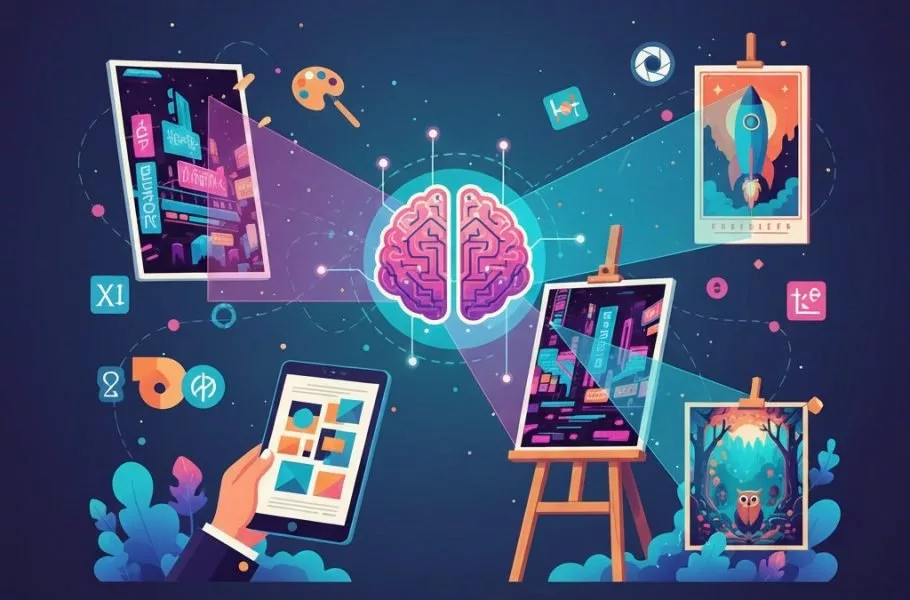 بهترین نمونه‌های پرامپت برای طراحی پوستر تبلیغاتی و هنری + قالب‌های قابل کپی