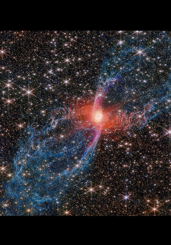 تصاویر تازه تلسکوپ جیمزوب از لحظه مرگ یک ستاره