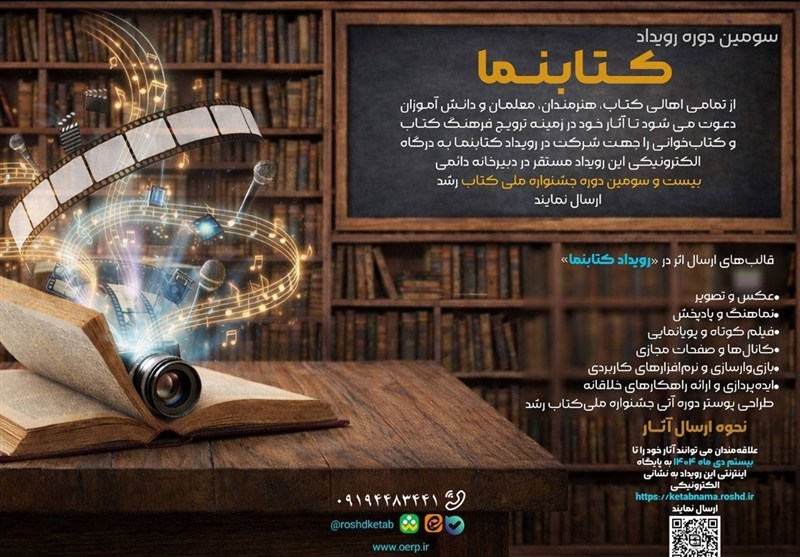 سازمان پژوهش و برنامهریزی فراخوان رویداد «کتابنما» را اعلام کرد سازمان پژوهش و برنامهریزی فراخوان رویداد «کتابنما» را اعلام کرد