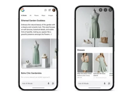 قابلیت جدید AI Mode گوگل: با توصیف متنی، عکس لباس مورد نظر خود را بسازید