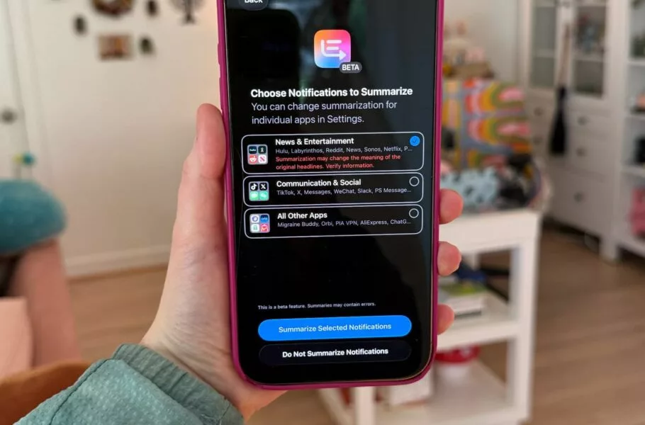 قابلیت جنجالی خلاصه‌سازی نوتیفیکیشن‌ها با اپل اینتلیجنس به بتای جدید iOS 26 بازگشت