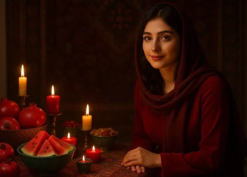 مجموعه پرامپت‌های شب یلدا برای ساخت تصاویر واقعی کنار سفره یلدا