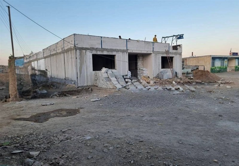 مدرسه شهید صالحی سیرزار کلات به پیشرفت 75 درصدی رسید