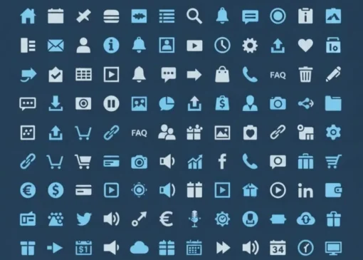 نمونه‌های آماده پرامپت طراحی آیکون برای ساخت مجموعه آیکون یکدست