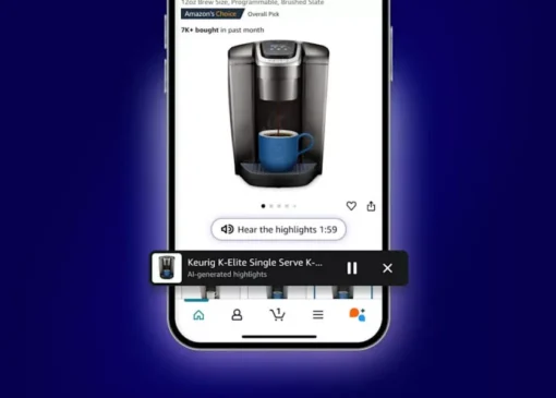 آمازون درحال آزمایش هوش مصنوعی برای معرفی صوتی محصولات به کاربران است
