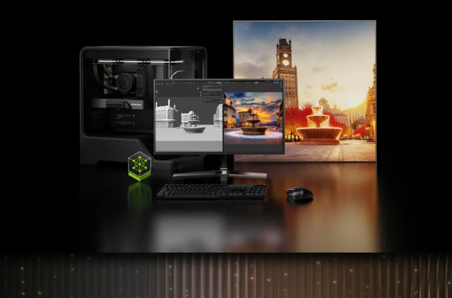 ابزار هوش مصنوعی جدید انویدیا از صحنه سه‌بعدی ساده تصویر پرجزئیات می‌سازد