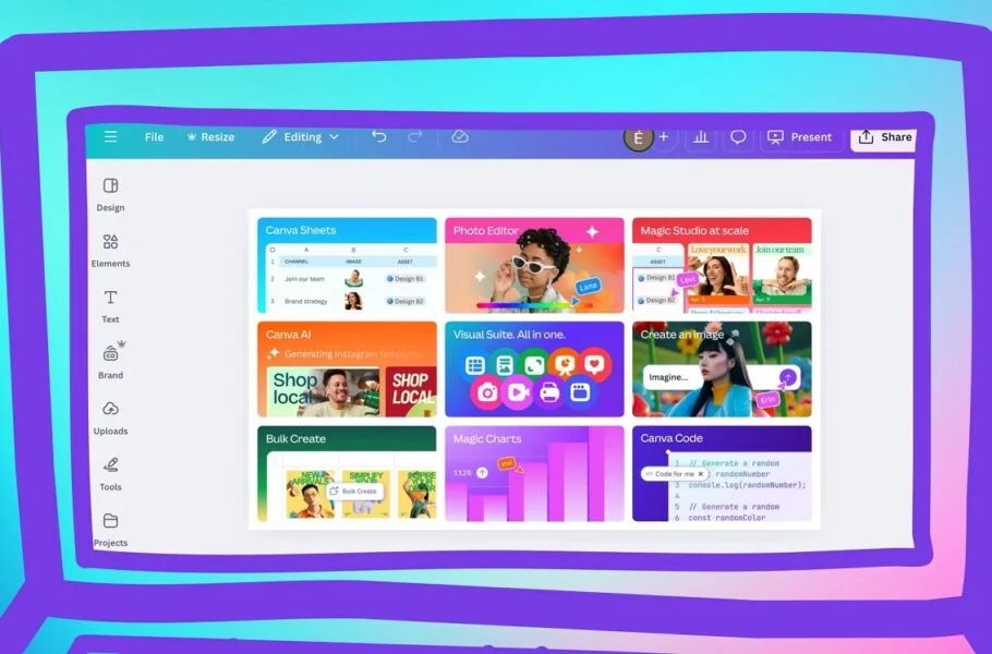 ابزارهای هوش مصنوعی جدید Canva معرفی شد؛ ساخت اپلیکیشن با دستورهای متنی