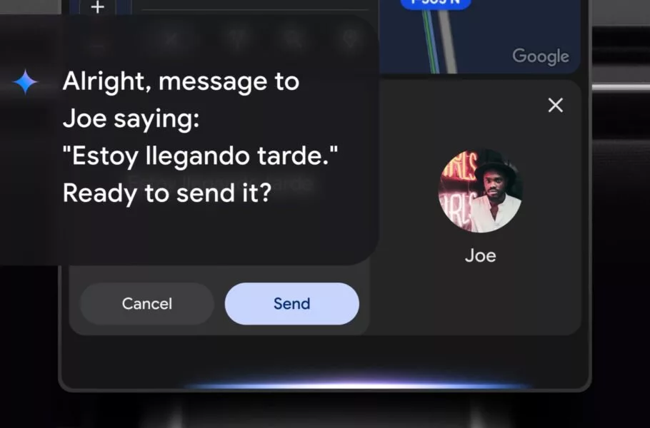 اندروید اتو به هوش مصنوعی جمینای مجهز می‌شود