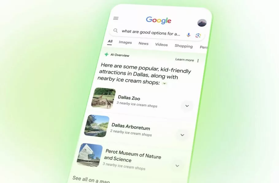 موتور جستجوی گوگل انیمیشن جدیدی برای AI Overviews آزمایش میکند موتور جستجوی گوگل انیمیشن جدیدی برای AI Overviews آزمایش میکند
