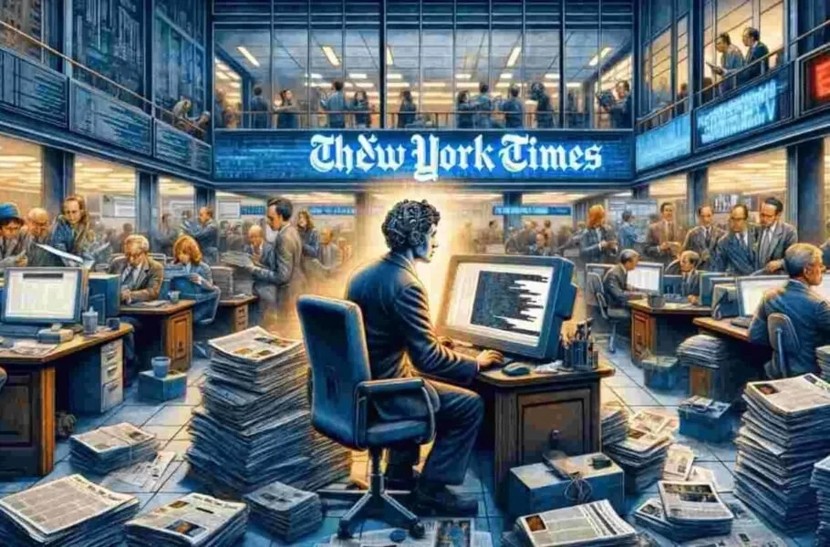 نیویورک تایمز از هوش مصنوعی در تولید محتوای خبری خود استفاده میکند نیویورک تایمز از هوش مصنوعی در تولید محتوای خبری خود استفاده میکند