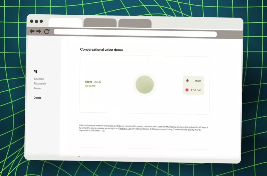 هوش مصنوعی Sesame چنان طبیعی حرف می‌زند که شما را حیرت‌زده می‌کند [تماشا کنید]