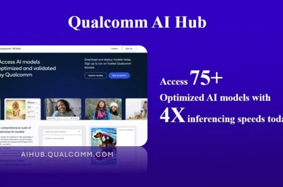 کوالکام از AI Hub با پشتیبانی از 75 مدل هوش مصنوعی پرده برداشت