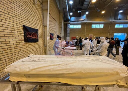 وداع با شهدای ناو دنا در معراج الشهدای بهشت زهرا(س)