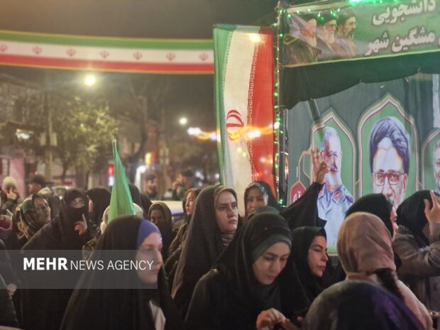 اجتماع باشکوه مردمی در مشگین شهر