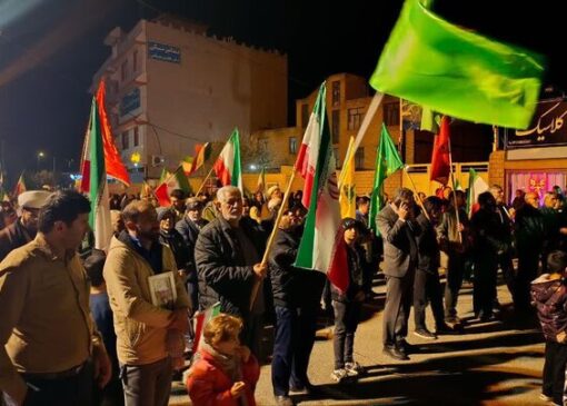 اجتماع حماسی مردم فراهان در پنجاه و دومین شب قرار عاشقی