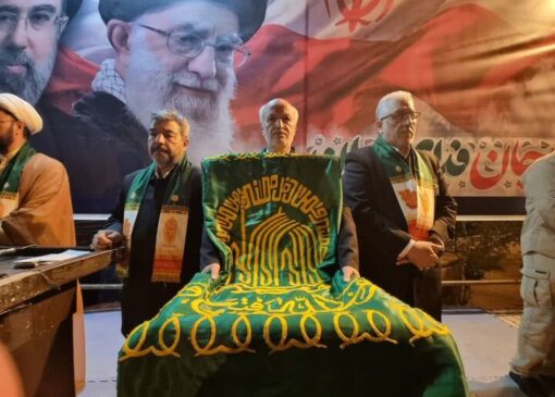 استقبال مردم ایرانشهر از کاروان خدام رضوی