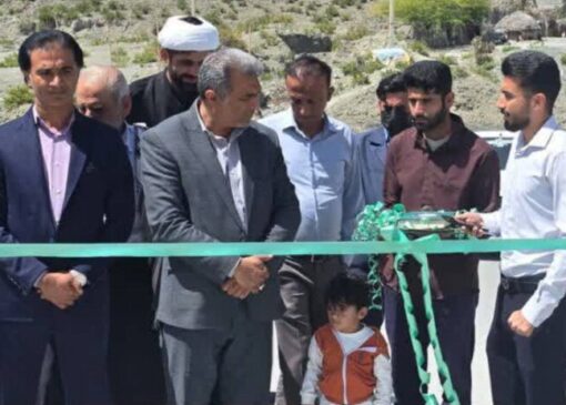 افتتاح طرح هادی روستای «خمینی‌شهر» در بشاگرد با اعتبار ۴۲ میلیارد ریال