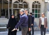 بازدید رییس سازمان سمپاد از مدرسه آسیب‌دیده علامه حلی