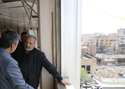 بازدید وزیر آموزش‌وپرورش از ساختمان آسیب‌دیده شهید باهنر