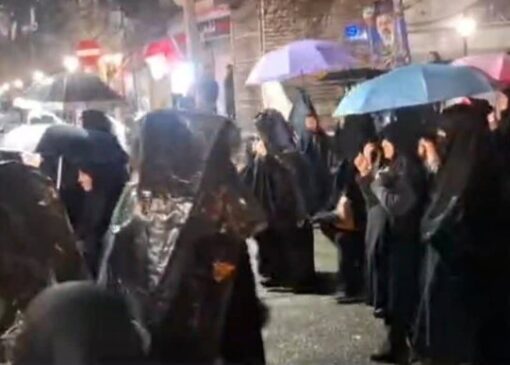 تجدید بیعت مردم سرپل‌ذهاب با آرمان‌ها در آخرین شب فروردین