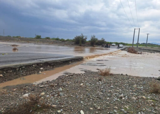 جاری شدن سیلاب در مناطق مختلف استان ایلام