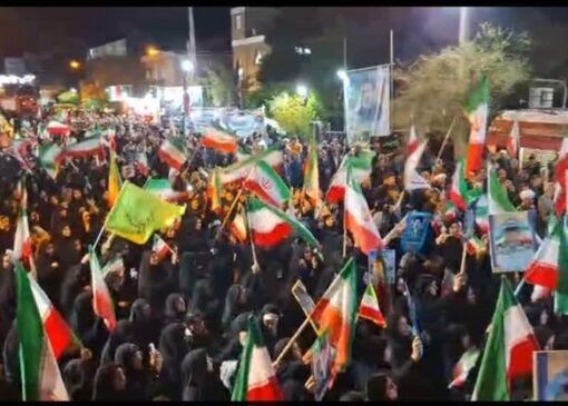 حضور حماسی مردم نورآباد در پنجاه و چهارمین شب اتحاد