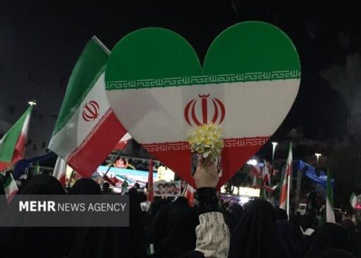 حضور پرشور مردم لنگرود در شب پنجاه و ششم