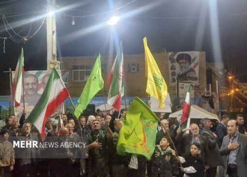 خروش پنجاه‌وششم مردم مشگین شهر در دفاع از ایران