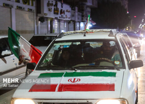 رژه خودریی مردم تبریز