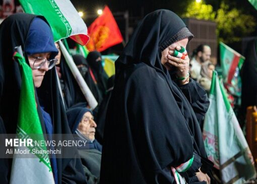 شور انقلابی مردم خلیل آباد در پنجاه و چهارمین شب