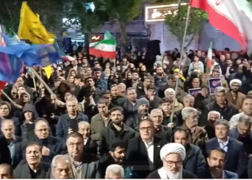 مردم گالیکش پای انقلاب ایستاده‌اند