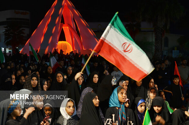 میدان داری مردم رودان در سنگر خیابان