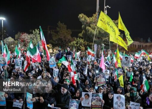 میدان‌داری مردم دیار آفتاب در پنجاه و سومین شب حماسه