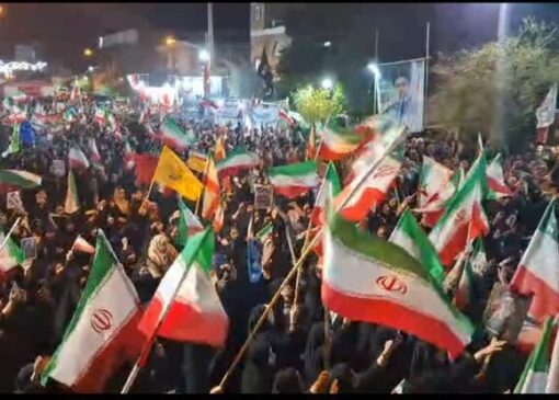 پلدختری‌ها پرشور در سنگر خیابان حاضر شدند