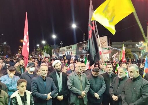 پنجاه و دومین حضور پرشور و شبانه مردم آستانه اشرفیه در میدان