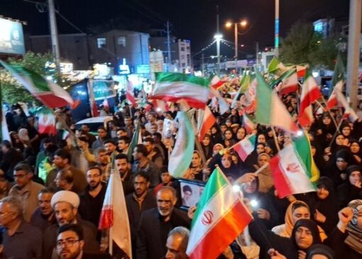 پنجاه و یکمین شب ایستادگی مردم قزوین در خیابان