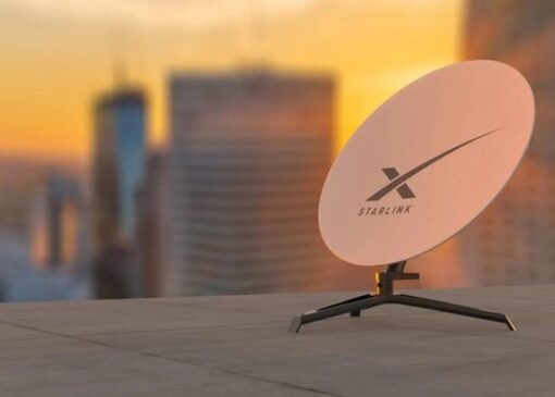 کشف استارلینک در پشت بام واحد تجاری محله فرشته تهران