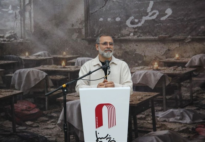 گردهمایی سینماگران به یاد شهدای میناب خانه سینما ی ایران , جنگ آمریکا و رژیم صهیونیستی علیه ایران , هنرمندان ,