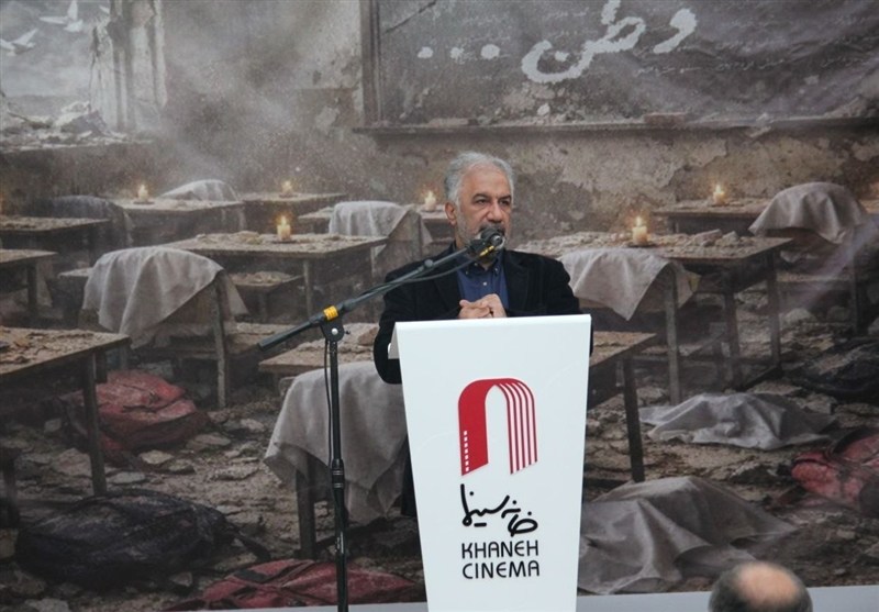 گردهمایی سینماگران به یاد شهدای میناب خانه سینما ی ایران , جنگ آمریکا و رژیم صهیونیستی علیه ایران , هنرمندان ,