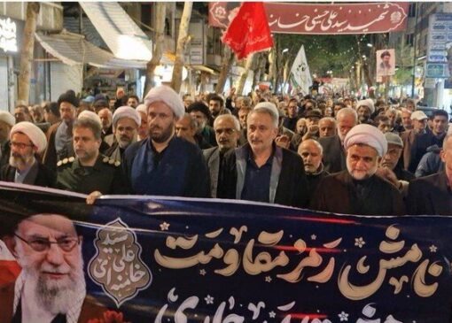 گزارش خبرنگار مهر از میدان‌داری لاهیجانی‌ها در شب پنجاه و یکم
