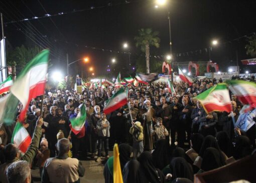 ۵۳ شب ایستادگی در دیار مینودری؛ مردم قزوین فریاد مرگ برآمریکا سر دادند