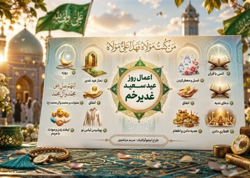 اینفوگرافیک| اعمال روز عید غدیرخم