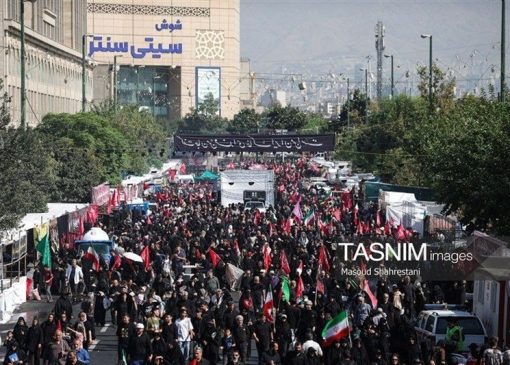 تاریخ سازی مردم تهران در پیاده روی «جاماندگان» اربعین