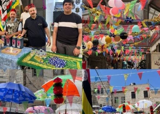 جشن میلاد پیامبر(ص) در فلسطین و یمن/ شادی کودکان غزه زیر سقف چادرها