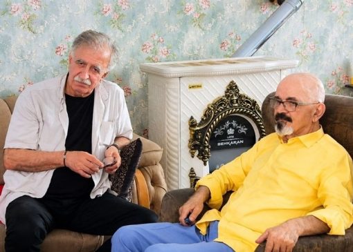 همایون اسعدیان و ابوالحسن داوودی به دیدار مهدی فخیم‌زاده رفتند
